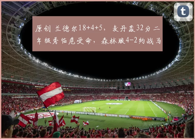 原创 兰德尔18+4+5，麦丹轰32分二年级秀临危受命，森林狼4-2约战马刺